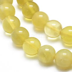 Natural Yellow Opal Beads Strands&nbsp;G-D0003-C25-8MM