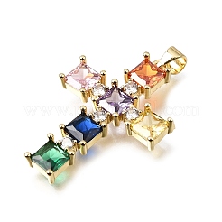 Easter Brass Pave Cubic Zirconia Pendants&nbsp;CU-E002-01D-G