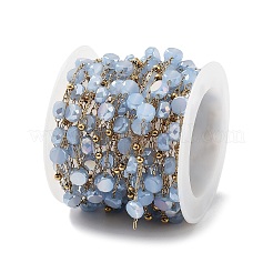 Ion Plating(IP) 304 Stainless Steel Handmade Beaded Chain&nbsp;CHS-K019-03G-05