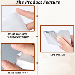 Aluminum & Plastic ID Name Card Holder&nbsp;AJEW-WH20018-54B-08