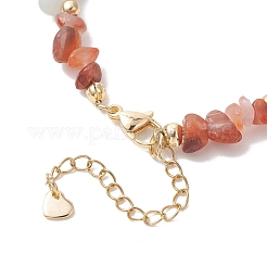 Natural Gemstone Chip Beaded Bracelets for Women&nbsp;BJEW-JB13350