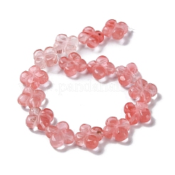 Cherry Quartz Glass Beads Strands&nbsp;G-M418-D05-01
