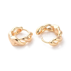 Rack Plating Brass Hoop Earrings&nbsp;EJEW-S241-19G