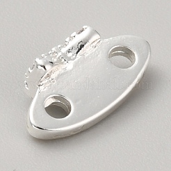 Brass Pave Clear Cubic Zirconia Connector Charms&nbsp;KK-WH0081-22B-S