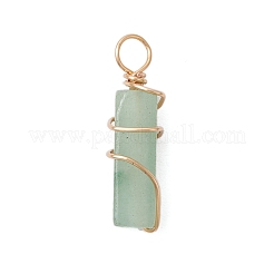 20Pcs 10 Styles Natural Mixed Stone Copper Wire Wrapped Pendants&nbsp;PALLOY-JF03976