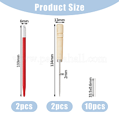 Doll Hair Rooting Holders Tool Set&nbsp;TOOL-WH0159-18A