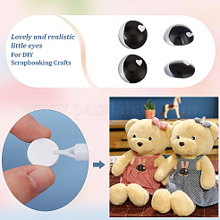 96Pcs 24 Style Glass Doll Craft Eyes Cabochons&nbsp;DIY-OC0011-83D