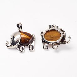 Natural & Synthetic Mixed Stone Pendants&nbsp;G-G713-E