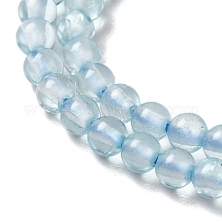 Natural Blue Topaz Beads Strands&nbsp;G-B090-A28-03