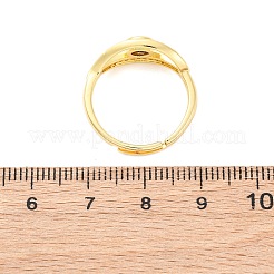 Brass Micro Pave Cubic Zirconia Rings for Women&nbsp;RJEW-U047-27G