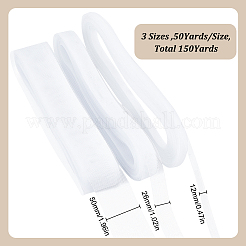 3 Rolls 3 Styles Polyester Gauze Ribbon&nbsp;OCOR-HY0002-37B