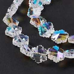 Faceted Glass Beads Strands&nbsp;EGLA-E030-01A