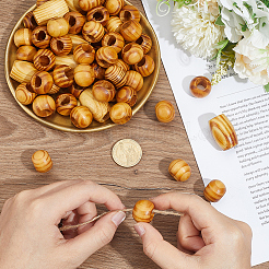 100Pcs Wood Beads&nbsp;WOOD-SP0001-78
