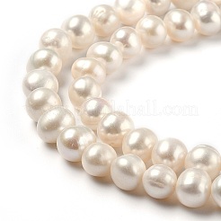 Natural Cultured Freshwater Pearl Beads Strands&nbsp;PEAR-L033-19-01