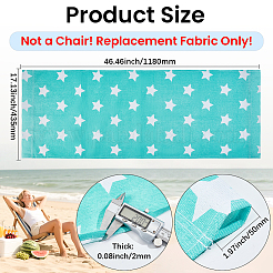 1Pc Star Pattern Chair Polycotton Cloth&nbsp;AJEW-GF0015-38E