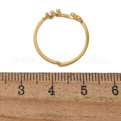 304 Stainless Steel Cuff Rings for Women&nbsp;RJEW-D285-01G-W