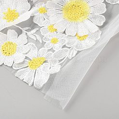 Flower Pattern Polyester Fabric for DIY Crafts&nbsp;DIY-WH0060-39A