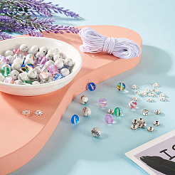 DIY Gemstone Bracelet Making Kits&nbsp;DIY-CF0001-25
