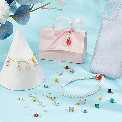 100Pcs 10 Style Glass Charms Sets&nbsp;FIND-PH0018-59