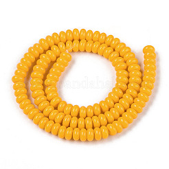 Baking Paint Glass Beads Strands&nbsp;GLAA-T025-6mm-08C