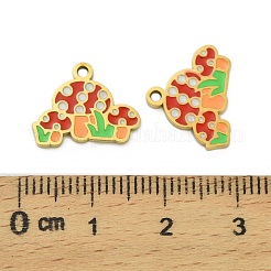 304 Stainless Steel Charms&nbsp;STAS-A118-03B-G