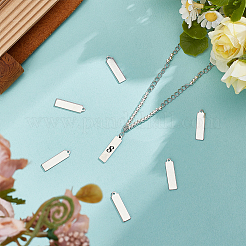 40Pcs 201 Stainless Steel Pendants&nbsp;STAS-BC0004-06B