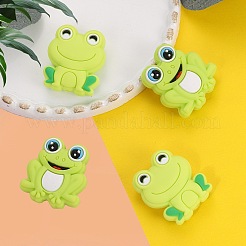 10Pcs 2 Styles Frog Silicone Beads&nbsp;JX693A