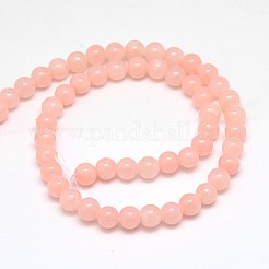 Natural Yellow Jade Beads Strands&nbsp;G-G598-10mm-YXS-22