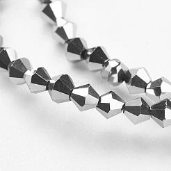 Electroplate Glass Beads Strands&nbsp;EGLA-J026-3mm-F19