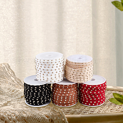 CALFOVERA 5 Rolls 5 Colors Faux Suede Cord&nbsp;LW-CL0001-02D