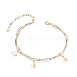 304 Stainless Steel Link Chain Anklets&nbsp;AJEW-AN00705-03