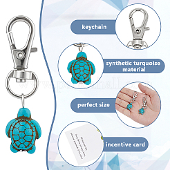 50Pcs Sea Turtle Synthetic Howlite Pendant Decorations&nbsp;KEYC-DR00010