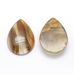 Tigerskin Glass Cabochons&nbsp;G-P393-G02
