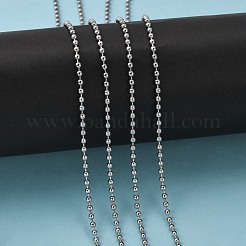 Tarnish Resistant 304 Stainless Steel Ball Beaded Chains&nbsp;CHS-K002-11