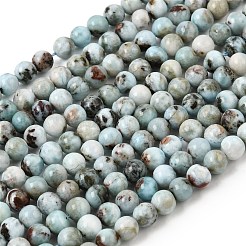Natural Larimar Beads Strands&nbsp;GG-CBA19D6-A01-6mm