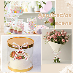 Word Happy Birthday Polyester Ribbon&nbsp;OCOR-WH0109-104B