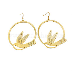 201 Stainless Steel Dangle Earrings&nbsp;FS-WG439CD-02
