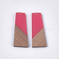 Resin & Walnut Wood Pendants&nbsp;X-RESI-S358-83C