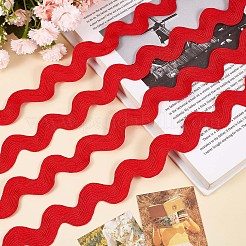 9 Yards Polyester Wavy Fringe Trim Ribbon&nbsp;OCOR-XCP0002-90B