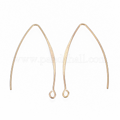 Brass Earring Hooks&nbsp;KK-N231-07-NF