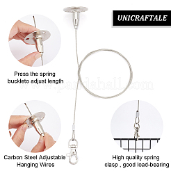 Stainless Steel & Carbon Steel Adjustable Hanging Wires&nbsp;FIND-WH0032-89P