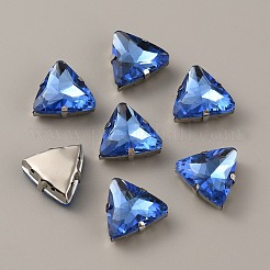 Triangle Shape Sew on Rhinestone&nbsp;FIND-WH0128-91A
