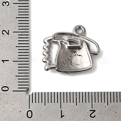Non-Tarnish 304 Stainless Steel Pendant Rhinestone Settings&nbsp;STAS-N103-40P