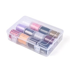 12 Rolls 12 Colors Nylon Braided Cord&nbsp;NWIR-T002-02M