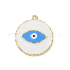Brass Enamel Pendants&nbsp;KK-M322-04G