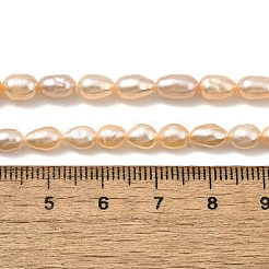 Natural Cultured Freshwater Pearl Beads Strands&nbsp;PEAR-I007-01P-02