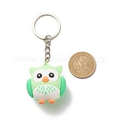 4Pcs PVC Cartoon Owl Keychain&nbsp;KEYC-JKC00356