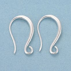 Rack Plating Eco-friendly Brass Earring Hooks&nbsp;KK-D075-11S-RS