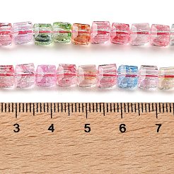 Electroplate Imitation Jade Glass Beads Strands&nbsp;EGLA-A047-02