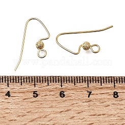 Brass Earring Hooks&nbsp;KK-CBA1A60-15G